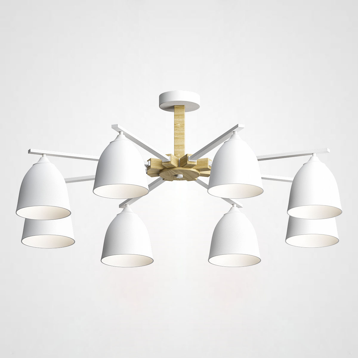 Потолочная Люстра Noa 8 White By Imperiumloft By Imperiumloft