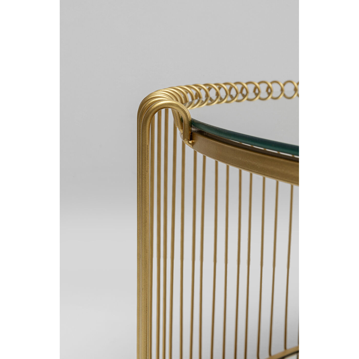 Стол кофейный Wire Double Brass (2 шт.) KARE 87674