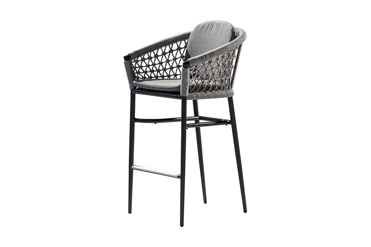 Стул барный уличный Муза антрацит Garda Decor 39AR-STUL-288 ANTR