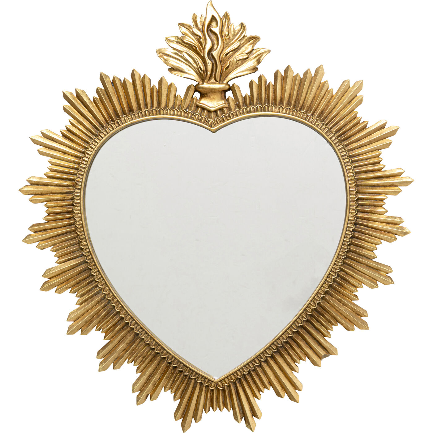 Украшение настенное Heart Зеркало 39x54cm KARE 58284