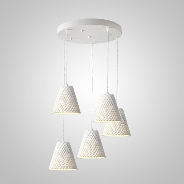 Подвесной светильник HASSA D60 White by ImperiumLoft