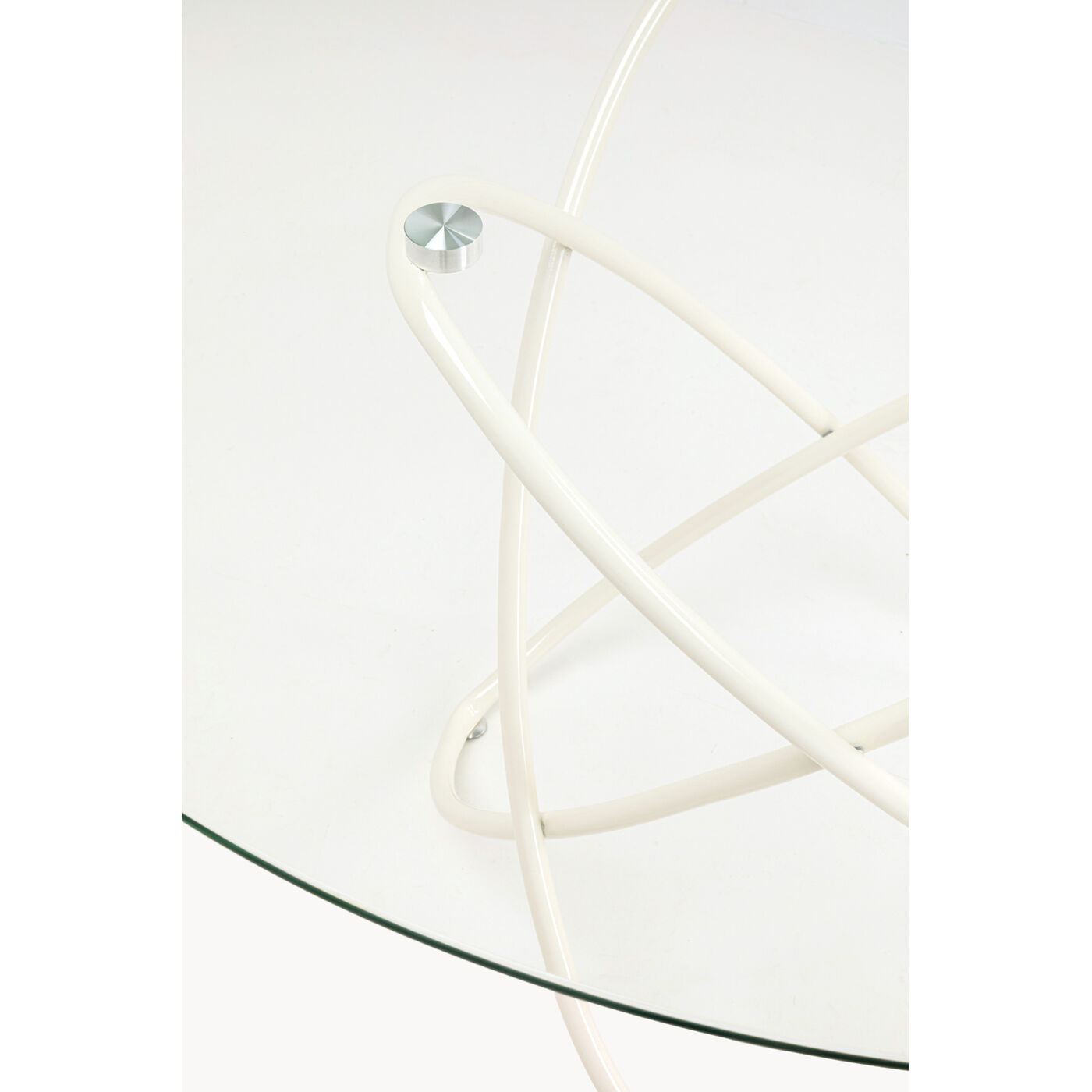 Стол Molekular Greige Ø120cm KARE 70727