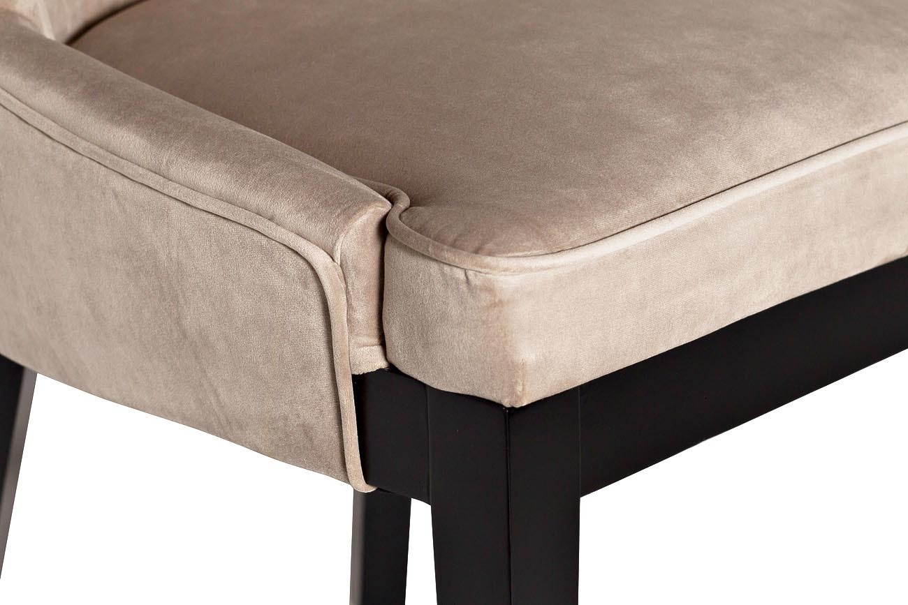 Стул велюровый жемчужно-серый Garda Decor 48MY-3526 PEG