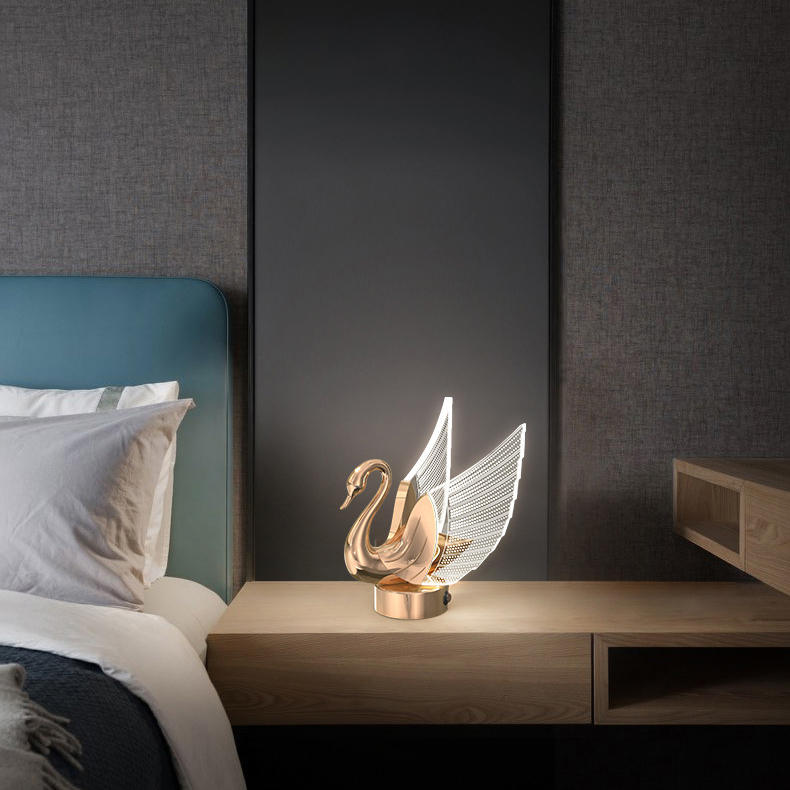 Настольная лампа BIRDIE TAB B Rose Gold by ImperiumLoft