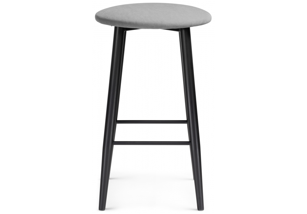 Барный стул Woodville Гангток катания сильвер / черный матовый 469985