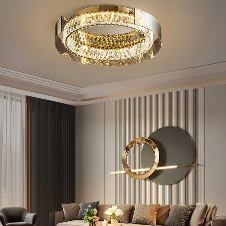 Потолочная люстра PERSEY D45 Grey Трехцветный свет by ImperiumLoft