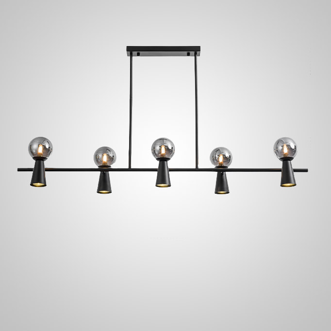 Потолочный светильник ABELINA LONG L10 Black Grey by ImperiumLoft