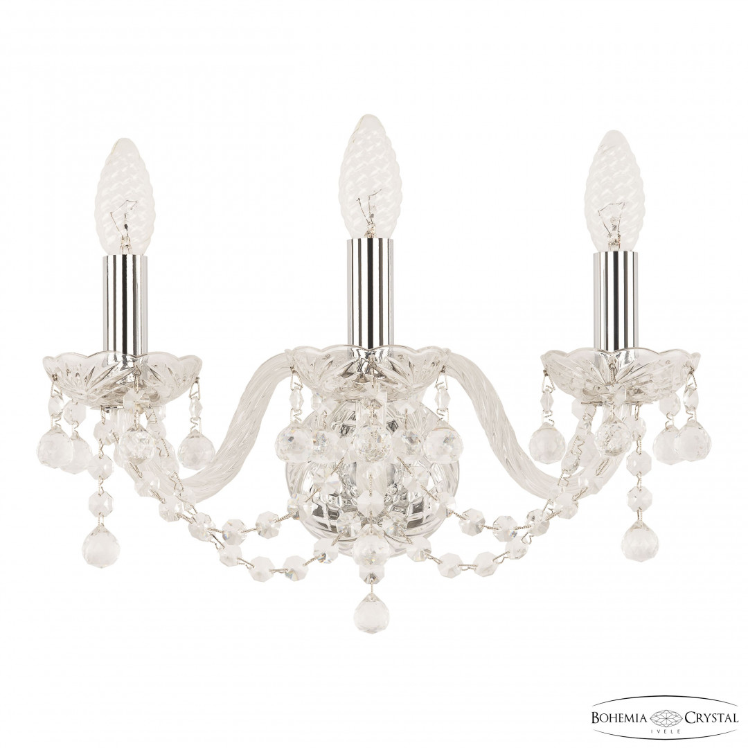 Бра хрустальные 108B/3/141 Ni Bohemia Ivele Crystal
