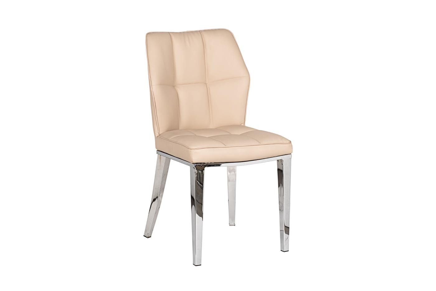 Стул розовый из экокожи (хром) Garda Decor GY-DC8169-PK