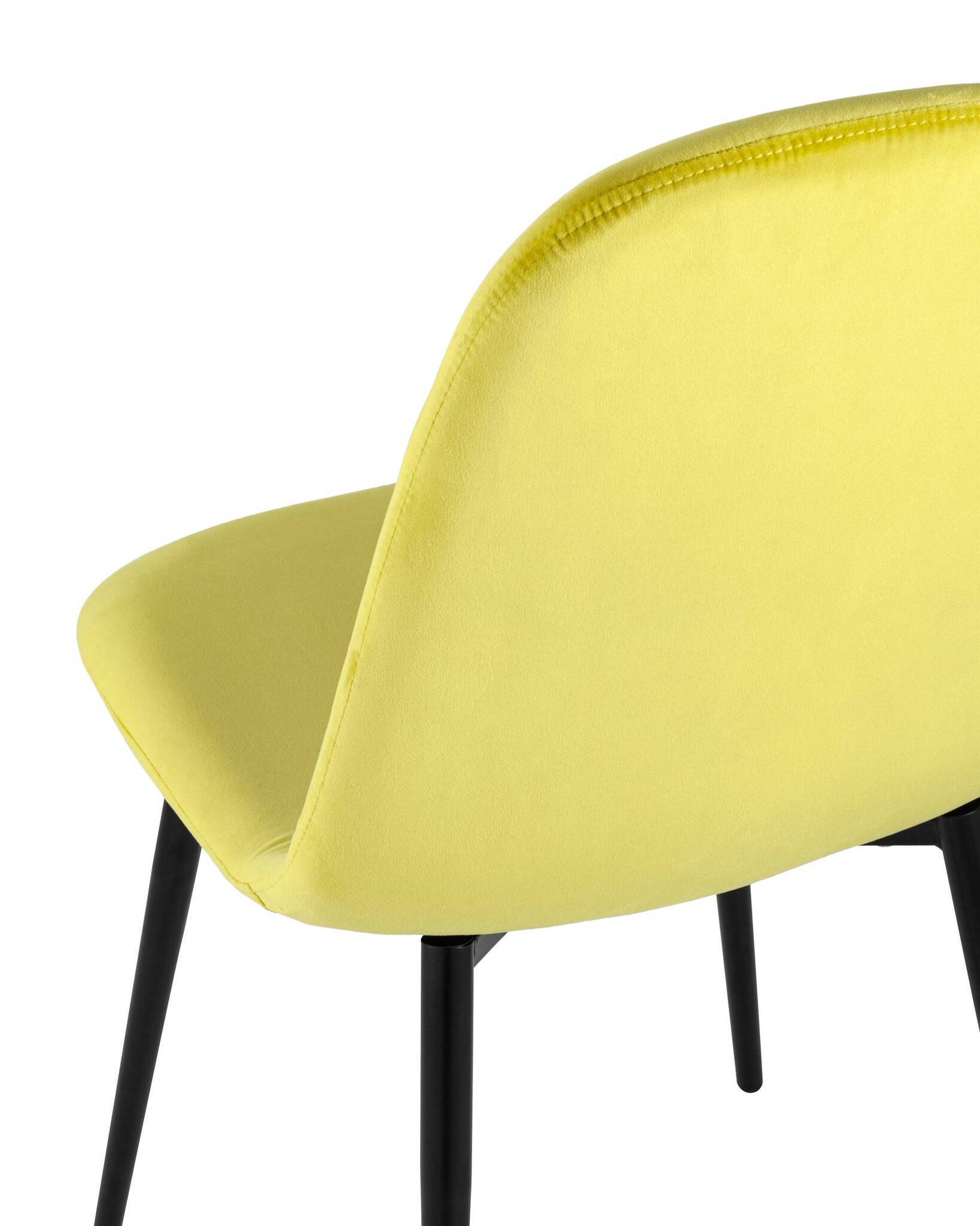 Стул Норман велюр желтый Stool Group