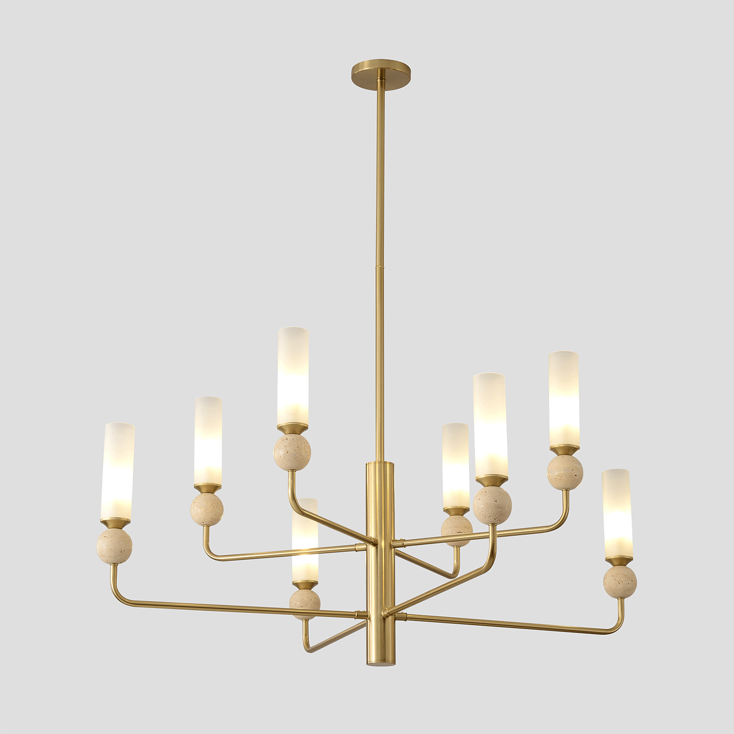 Люстра Crystal Lux SIMPLY SP8 BRASS