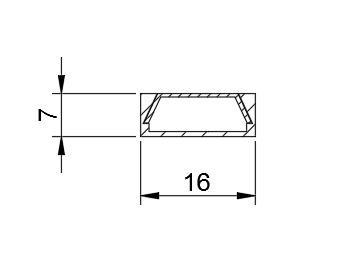 Накладной алюминиевый анодированный профиль Donolux DN18527Set