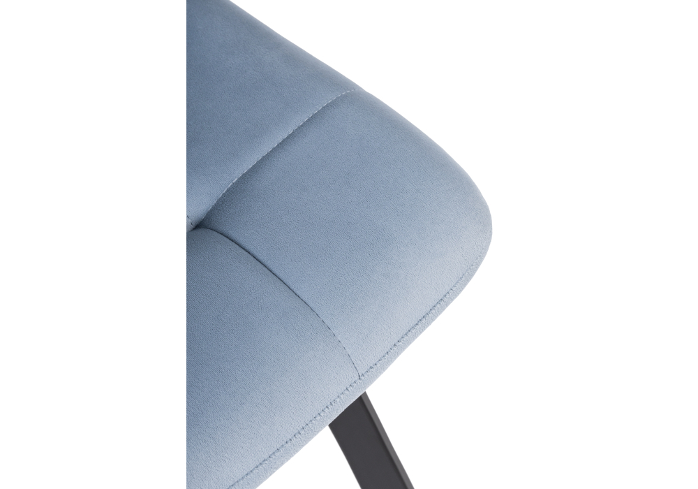 Стул Woodville Bruk light blue / black 15201
