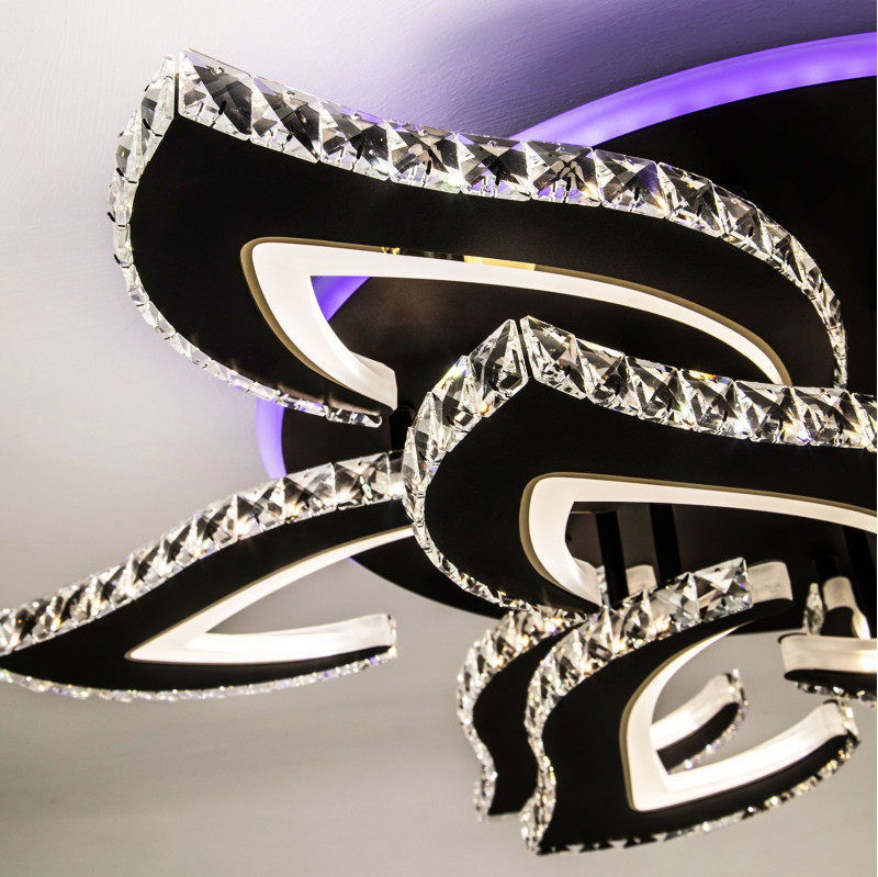 Накладная люстра LED4U L2839-9 BK