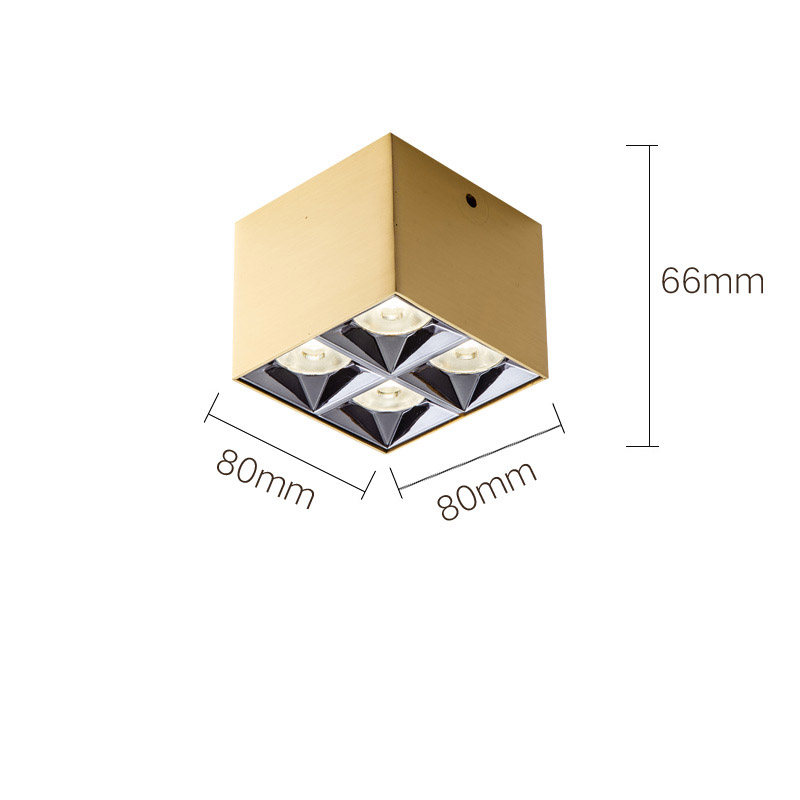 Точечный светильник CUP L12 Brass 3000К by ImperiumLoft