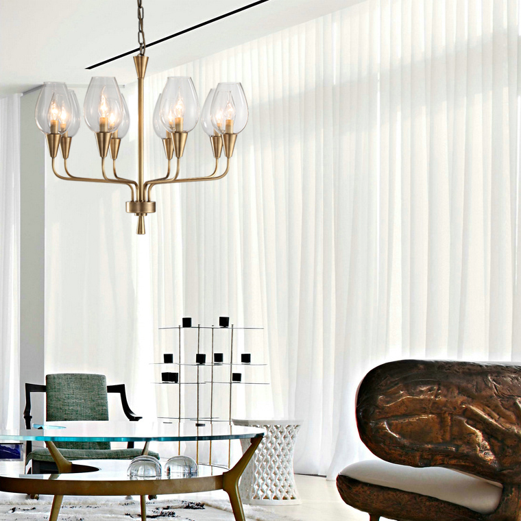 Подвесная Дизайнерская Люстра Viola 10 Синий By Imperiumloft