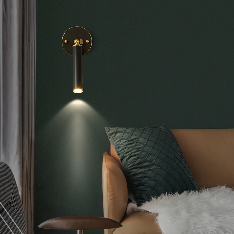 Настенный светильник NETTE WALL Black by ImperiumLoft