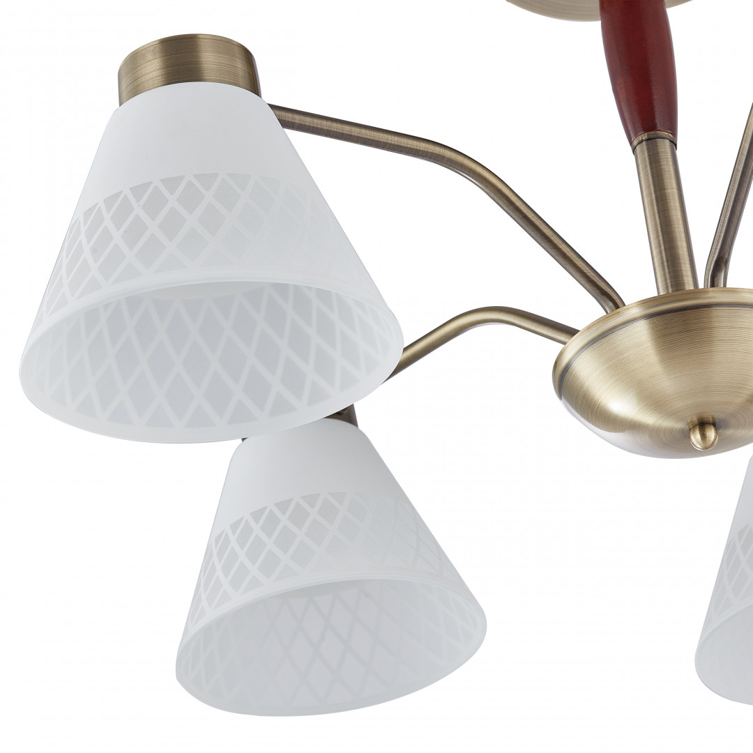 Люстра потолочная с плафонами 336350/5 AB Arte Milano