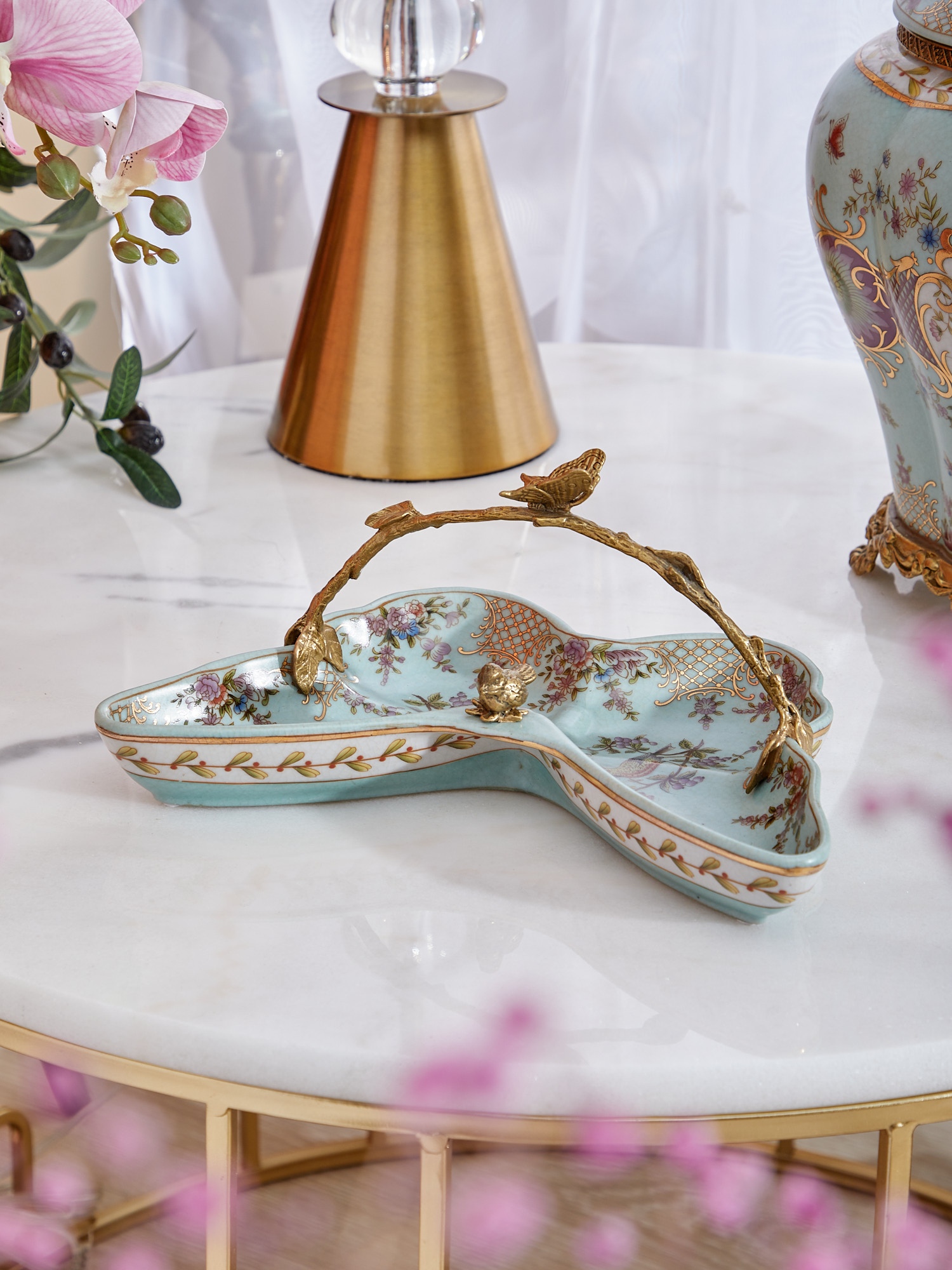 Блюдо Glasar C868HC/1/LG3042K