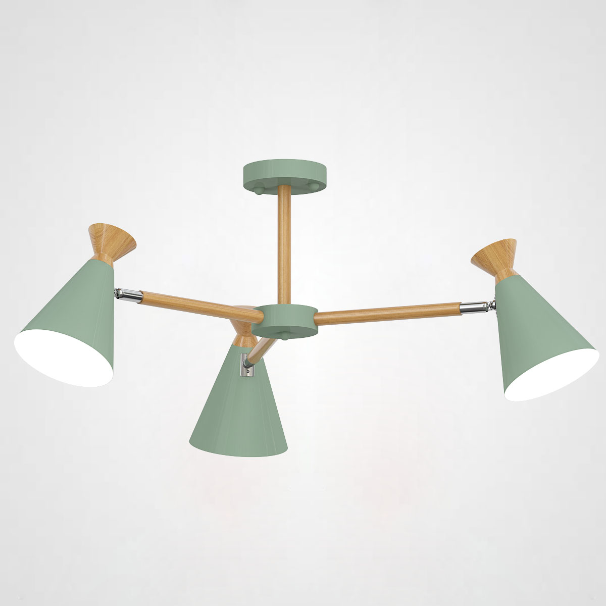 Люстра на штанге OLA D60,5 Green by ImperiumLoft