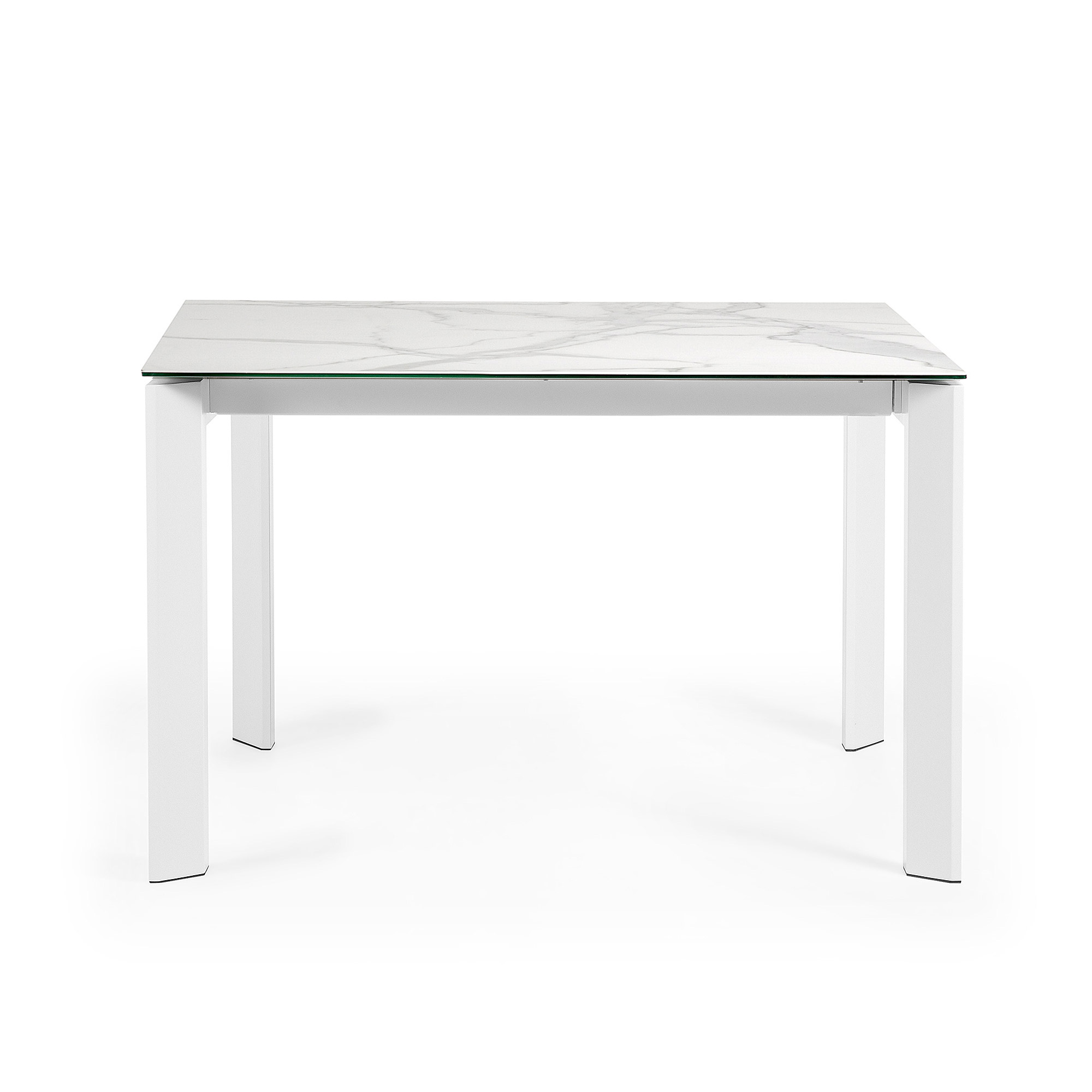 Стол Atta с белыми ножками 120(180)x80 см La Forma (ex Julia Grup)