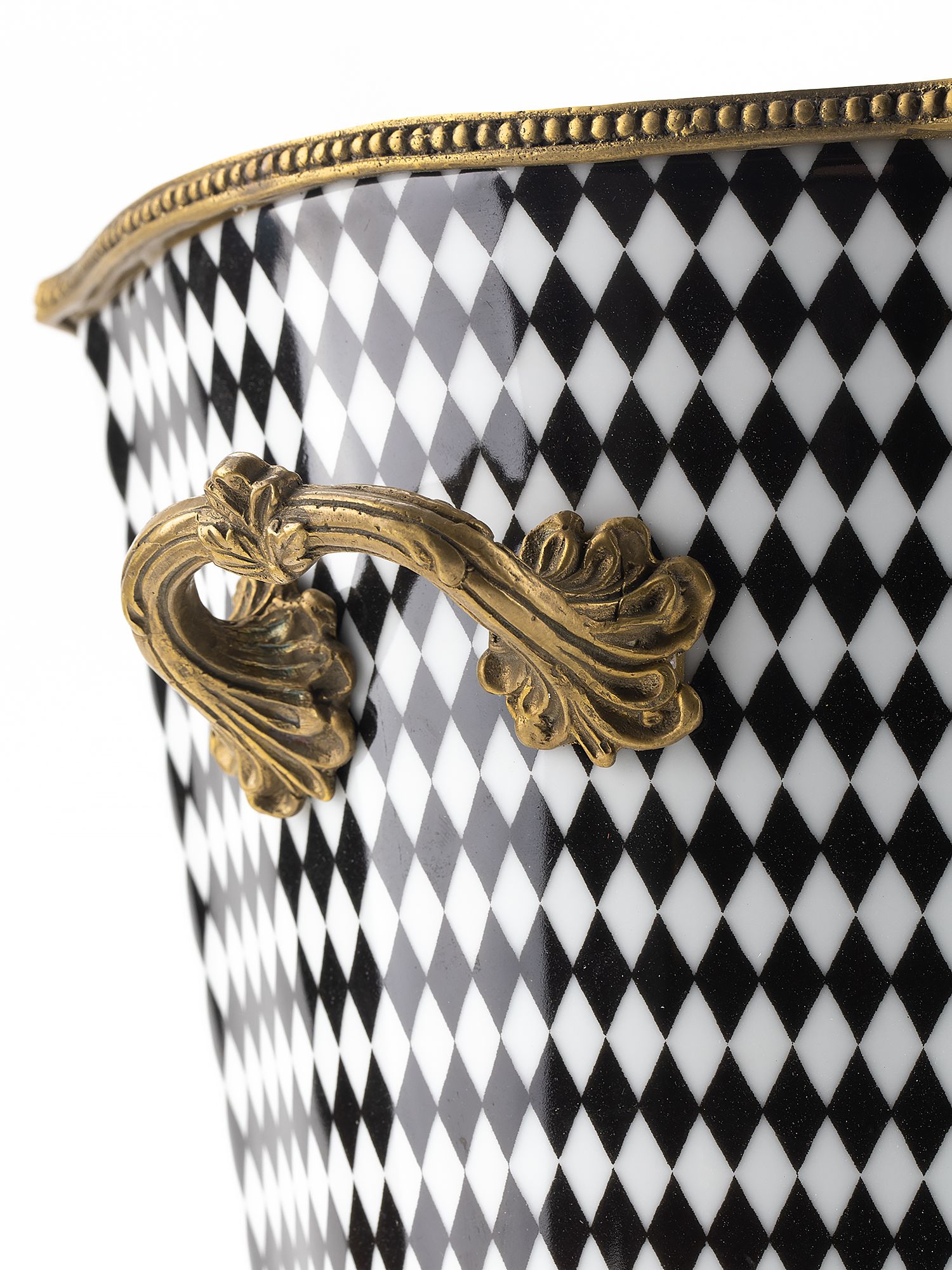 Кашпо с ручками Glasar D443L/HBK2210