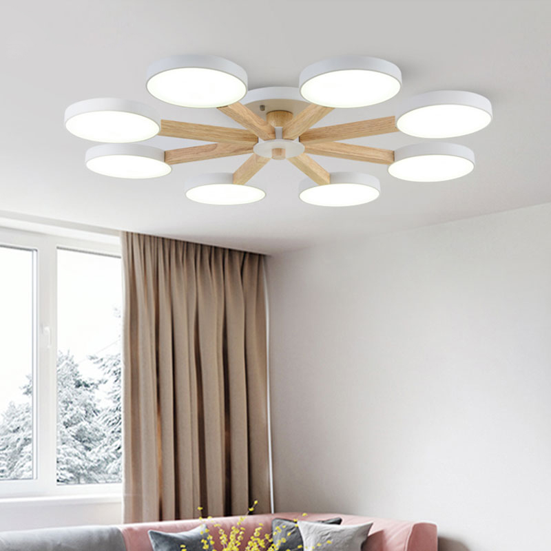 Потолочная люстра TURNA 6 White by ImperiumLoft