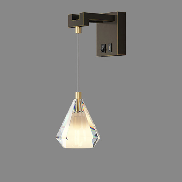 Настенный светильник SOLDIS WALL Black by ImperiumLoft