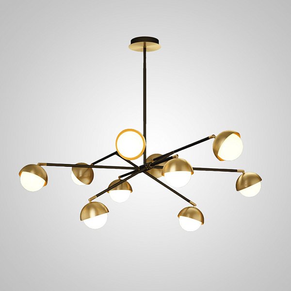 Потолочная люстра KENDALL L10 Black Gold by ImperiumLoft
