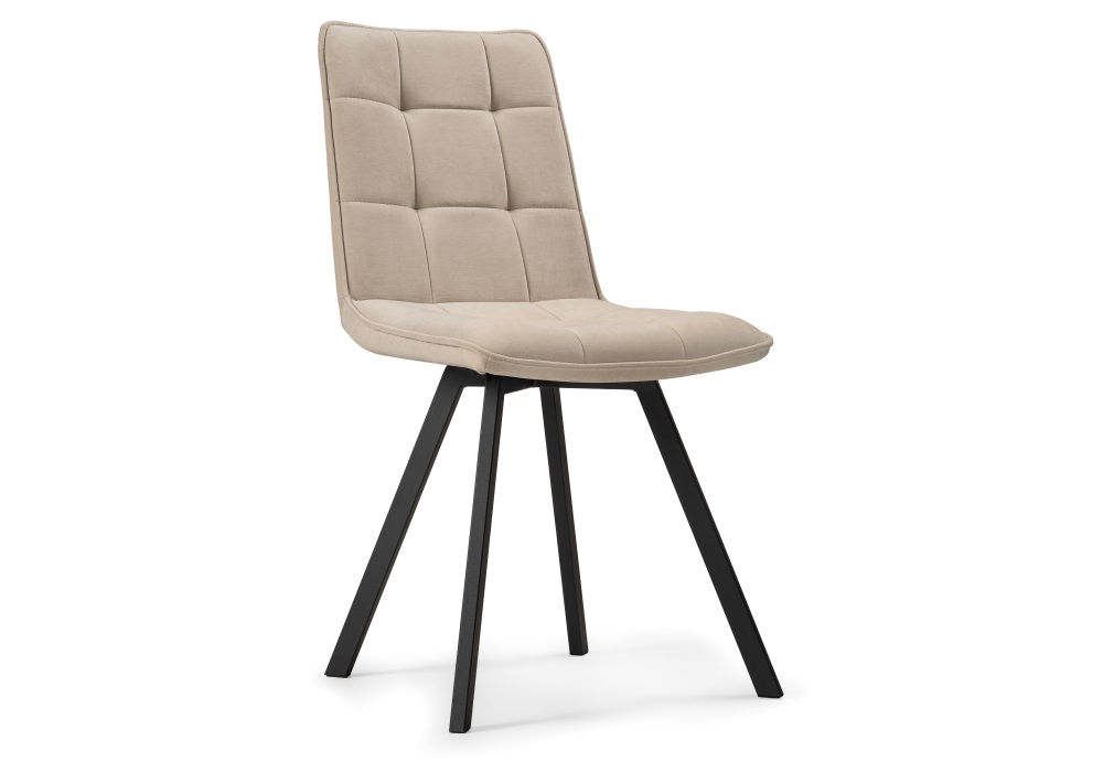 Стул Woodville Летисия бежевый / черный 491330