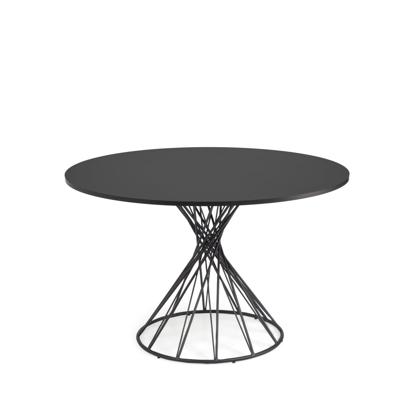 Niut круглый обеденный стол Ø 120 черный La Forma 102373