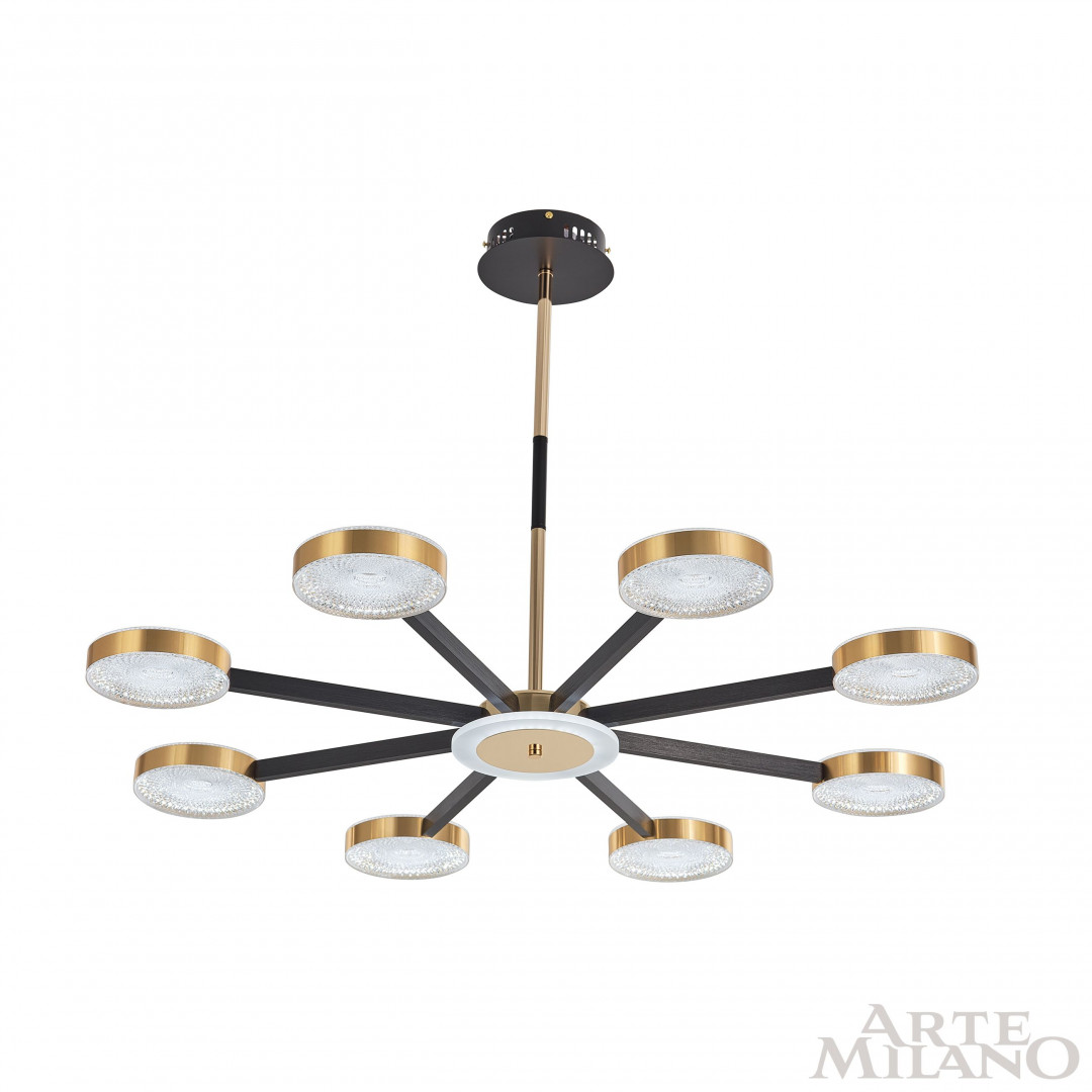 Люстра светодиодная 272079/8 BK/GD Arte Milano