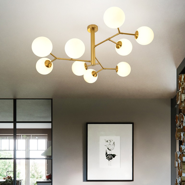 Подвесная люстра TWIGGY D106 Gold by ImperiumLoft