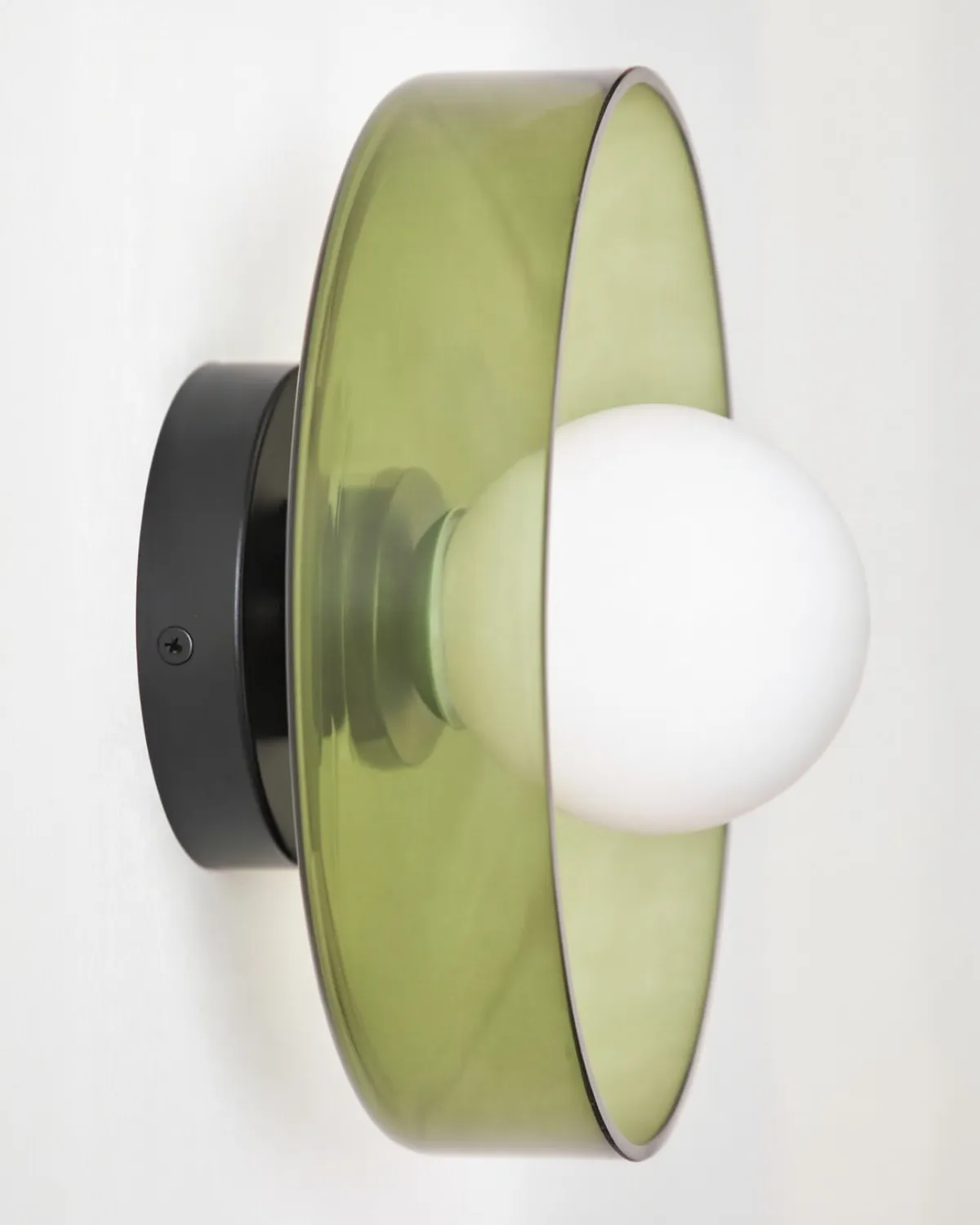 Настенный светильник Кассель с зеленым стеклом Louvre Home LHLSC500324SWL