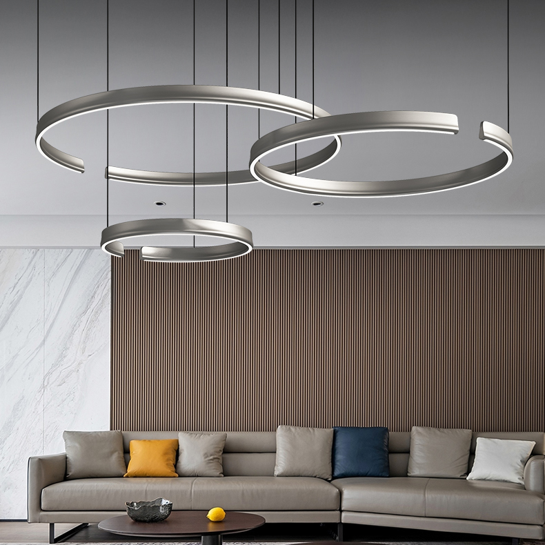 Подвесная люстра VEIKKO COMBO D45+65+65+85 Chrome by ImperiumLoft