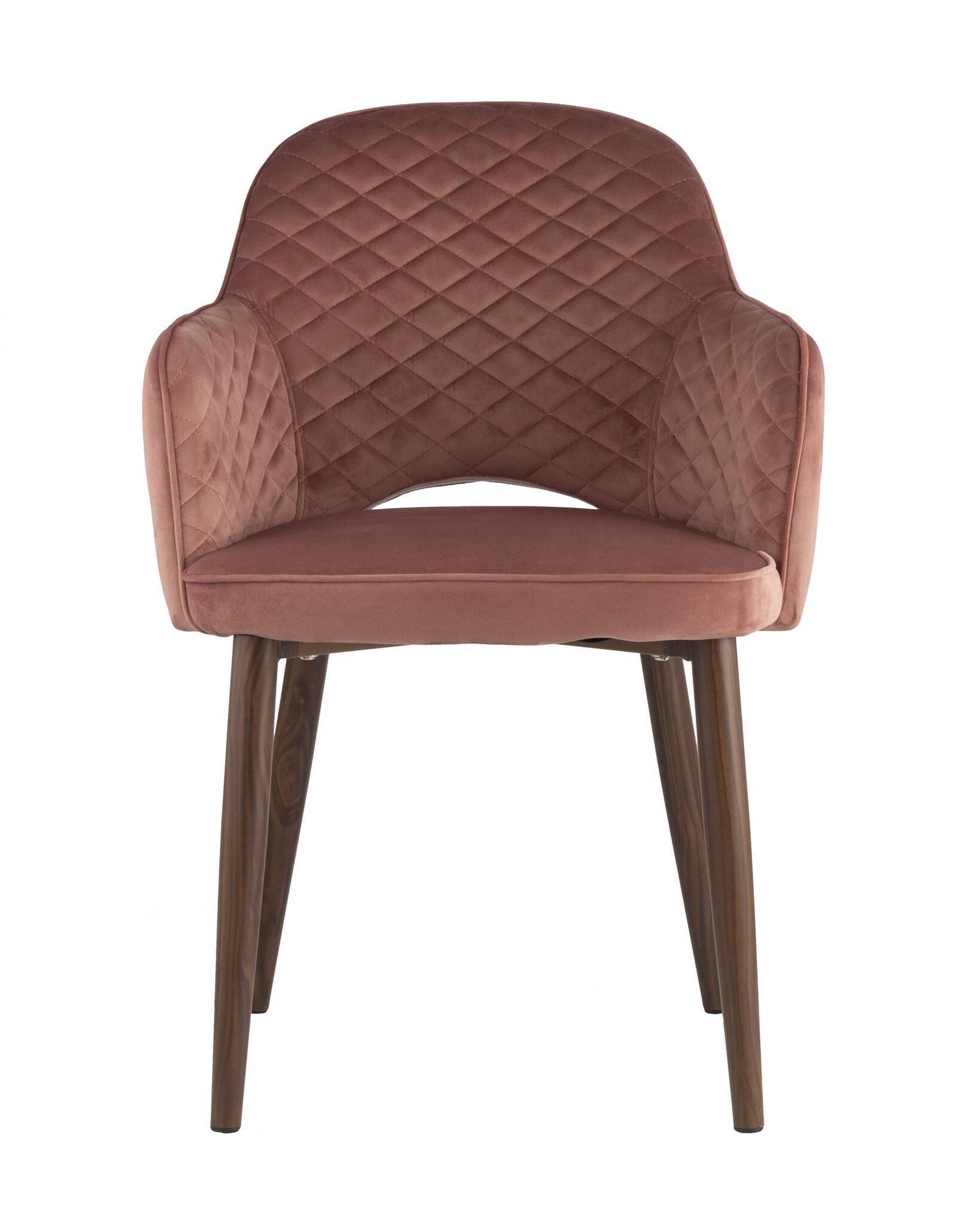Стул Венера диамант велюр пыльно-розовый Stool Group