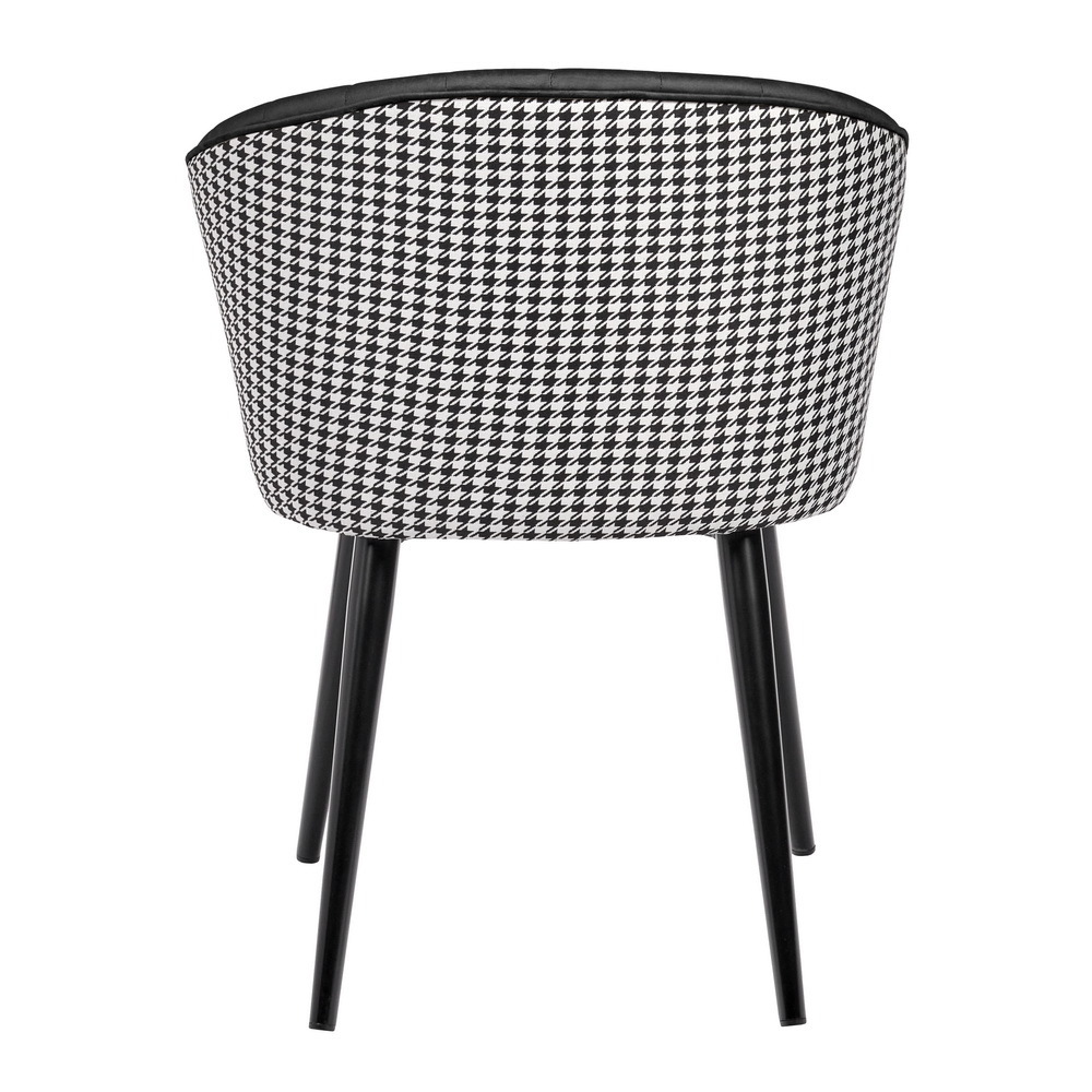 Стул Paola чёрный с жаккардом Bradex Home RF 0262