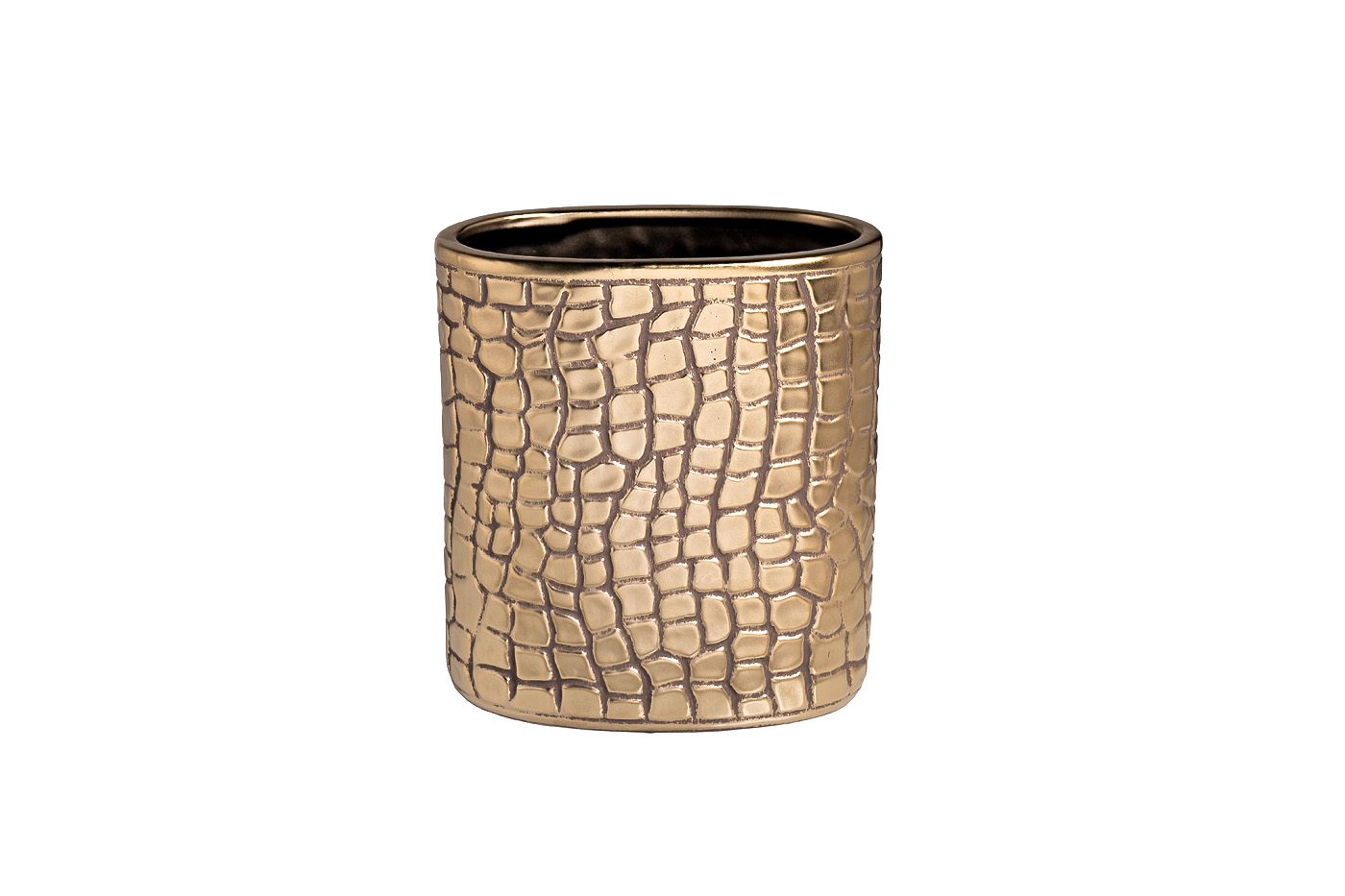 Ваза керамическая золотистая Garda Decor 18H2794M-GL