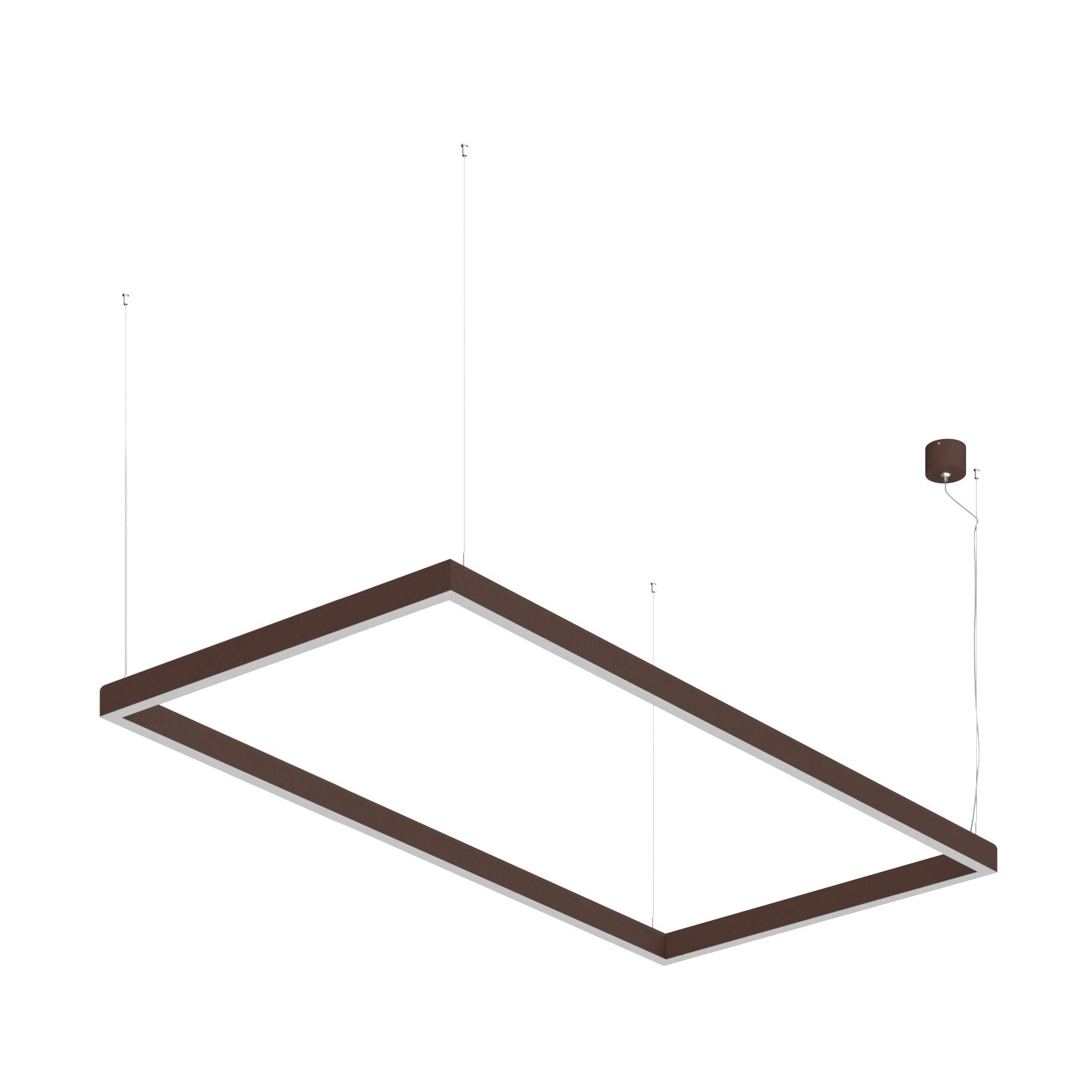 Подвесной светодиодный светильник Ledron SKYLINE HL 670х1335 Brown 4000K