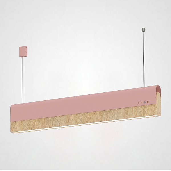 РЕЕЧНЫЙ ПОДВЕСНОЙ СВЕТИЛЬНИК BOOK 3 L120 Pink by ImperiumLoft