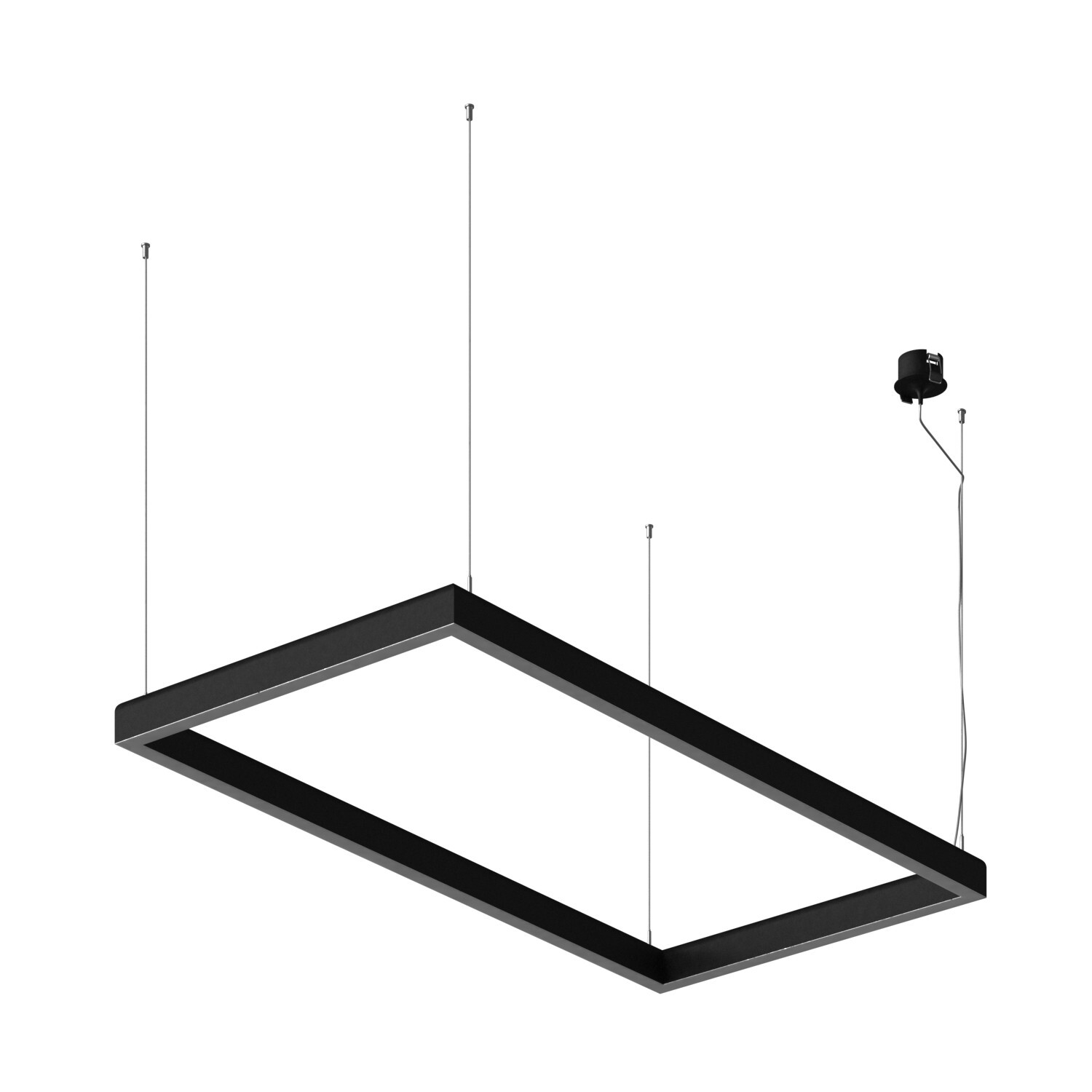 Подвесной светодиодный светильник Ledron SKYLINE Basic 505х1005 Black 3000K