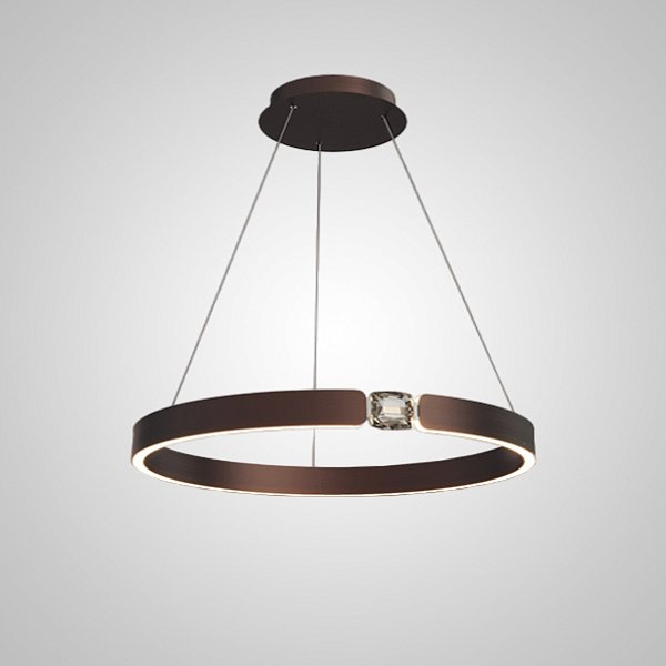 Подвесная люстра SELLIF RING D60 Brown by ImperiumLoft