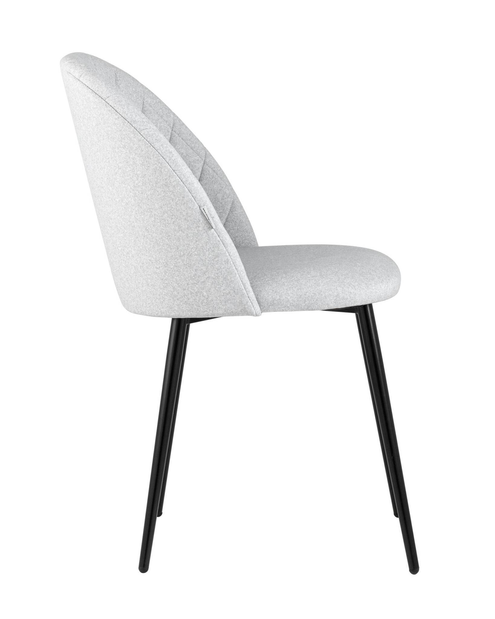 Стул Марсель микровелюр светло-серый Stool Group