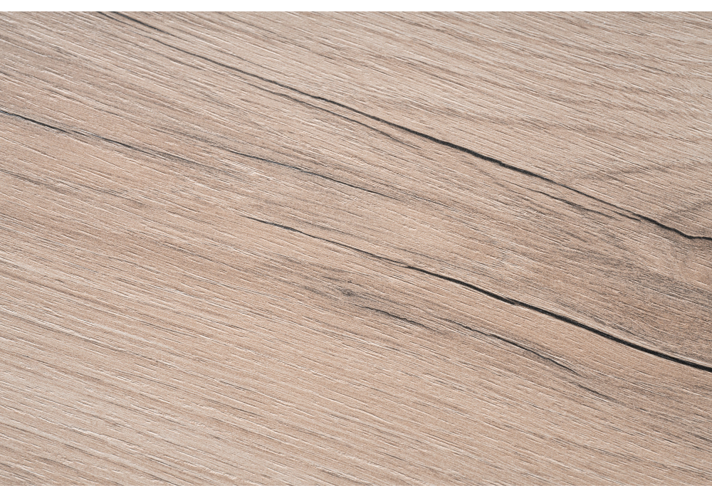 Стол деревянный Woodville Денвер Лофт 120х60х75 25 мм дуб светлый делано / черный матовый 516125