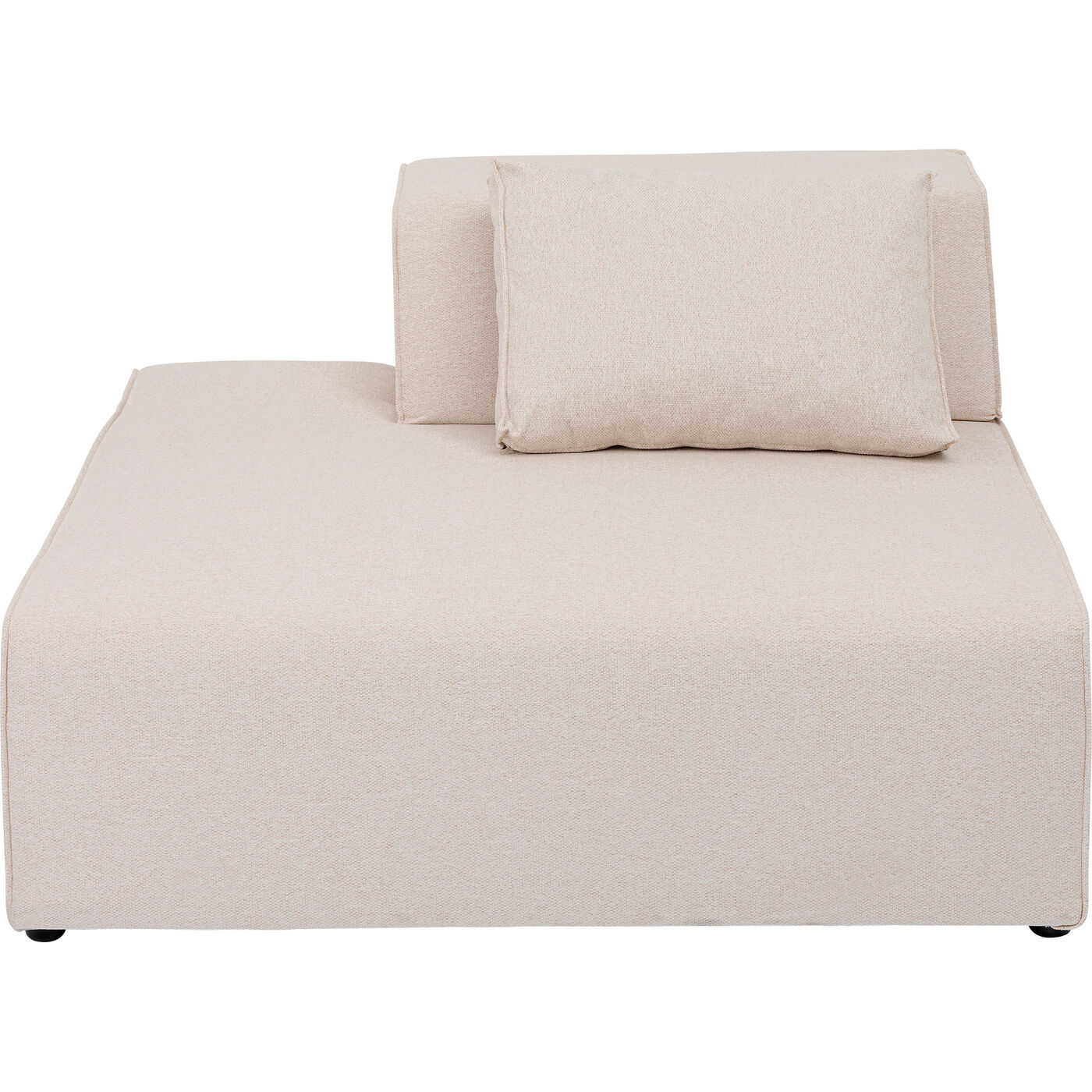 Оттоманка левосторонняя Infinity Ottomane Semi Elements Cream Left KARE 86257