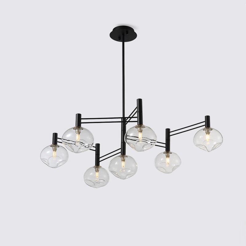 Подвесная люстра TEMPER L7 Black by ImperiumLoft