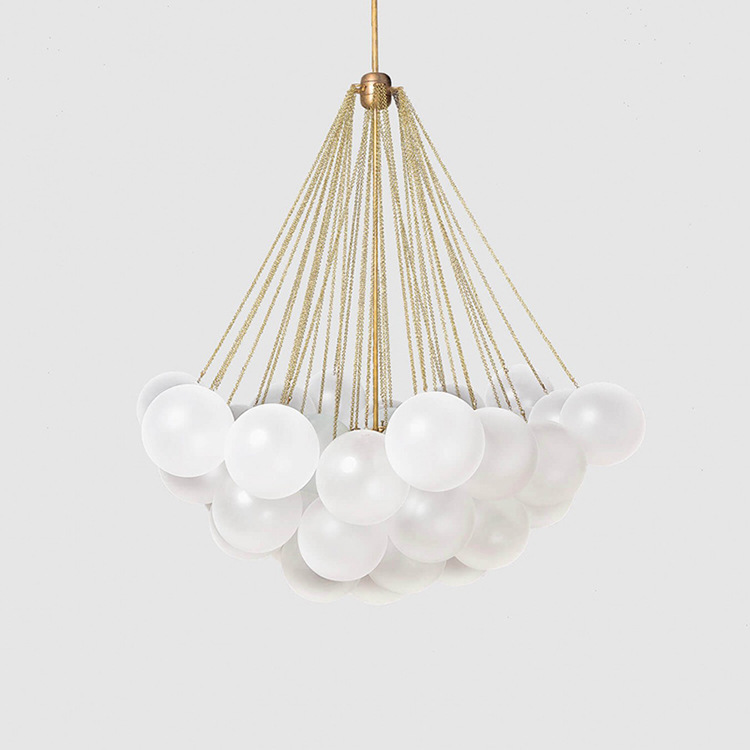 Люстра подвесная AGDA 37 золото by ImperiumLoft