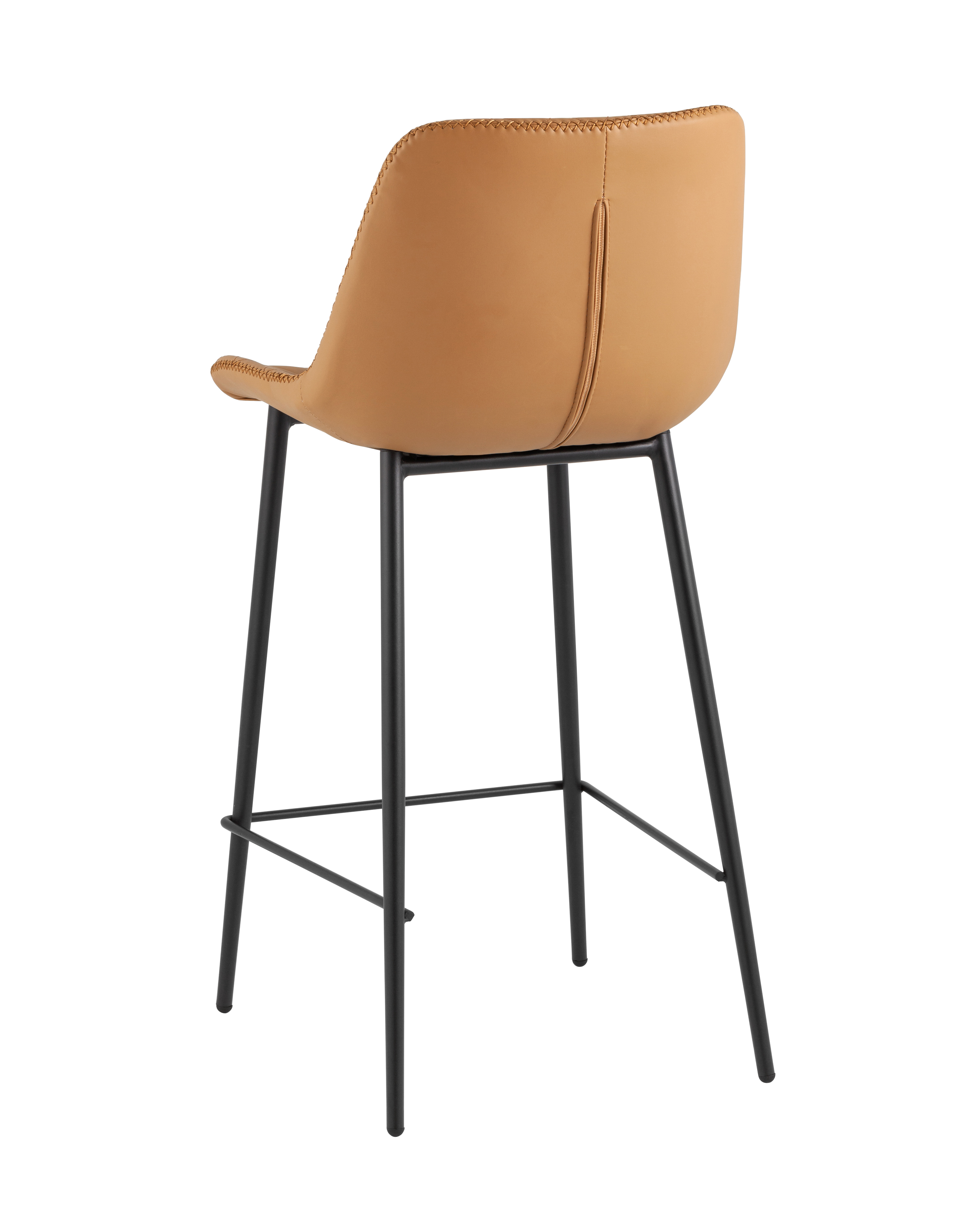 Стул барный Arch экокожа коричневый Stool Group
