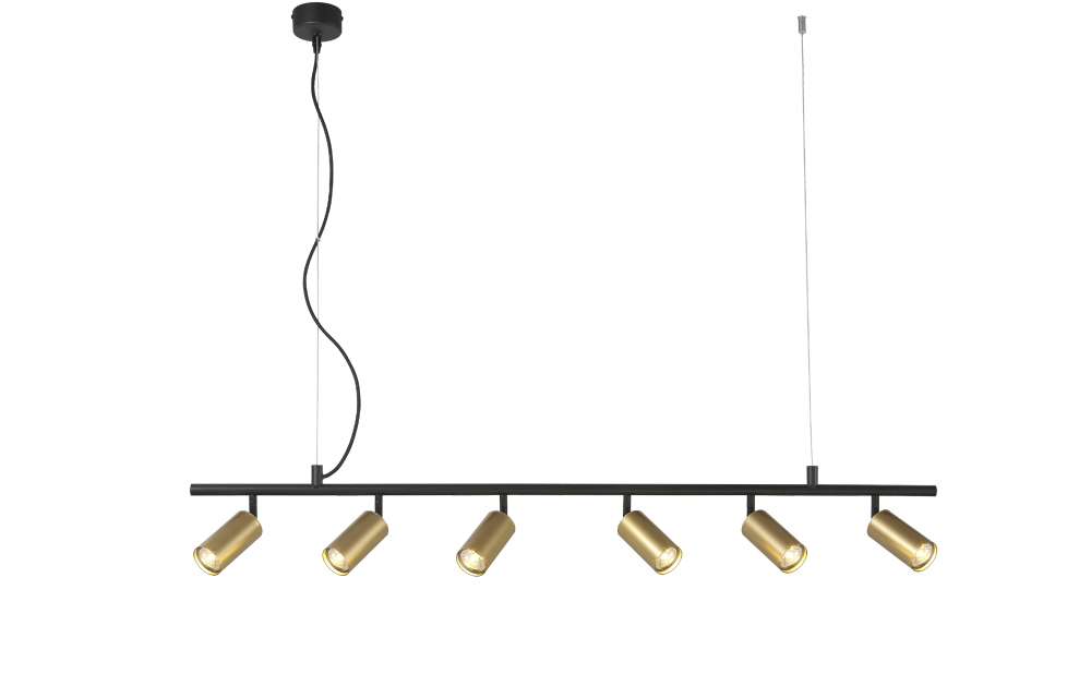 Светильник потолочный Crystal Lux CLT 015C6 L1200 BL-GO