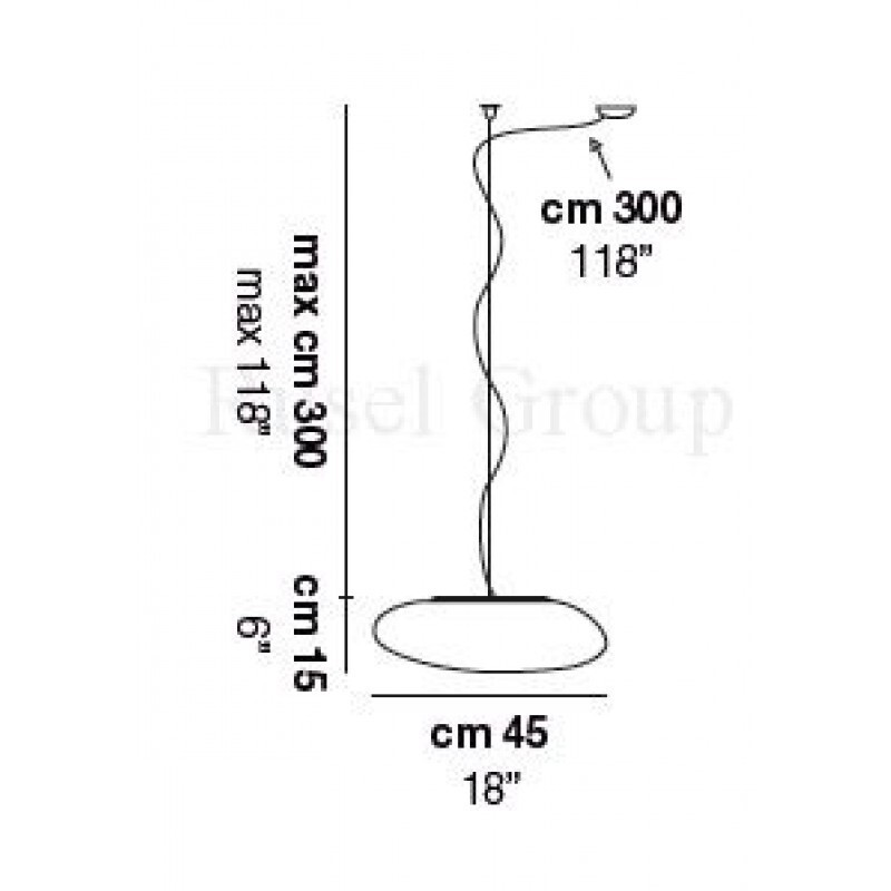 Подвесной светильник Vistosi NEOCHIC SP M D1